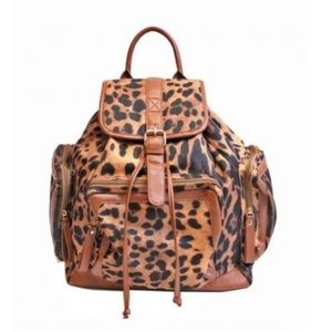 Galian Leopard Print Annet Backpack